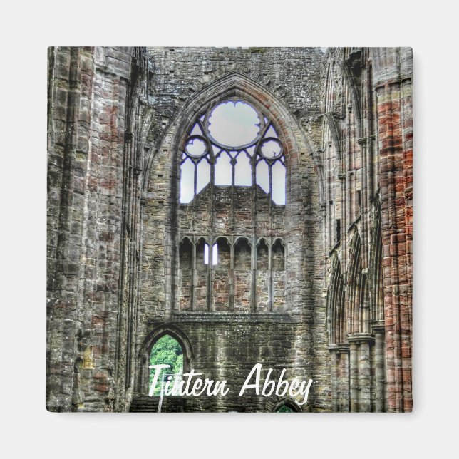 Aimant Ancienne abbaye de Tintern, monastère cistercien,  (Devant)