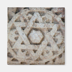 Aimant Ancienne gravure de l'étoile de David, Israël