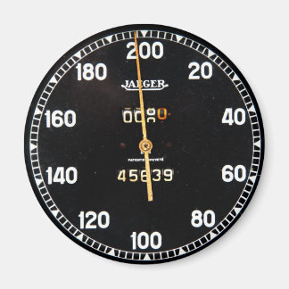 Aimant Ancienne jauge de compteur de vitesse de voiture v