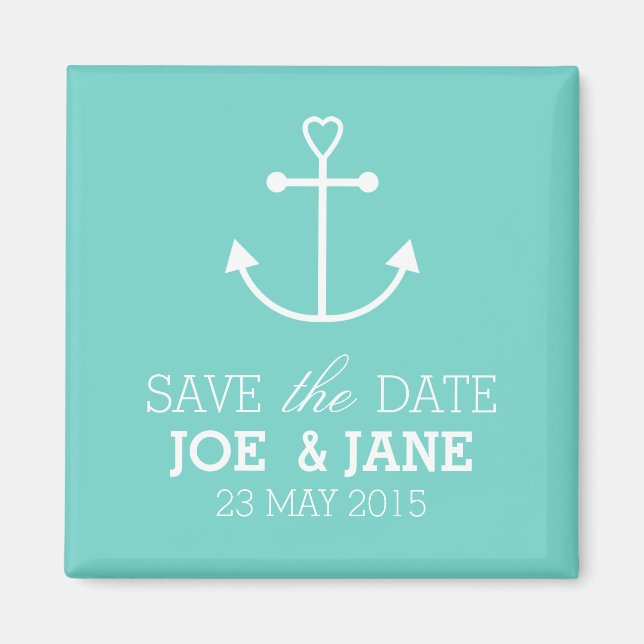 Aimant Ancre enregistrer l'aimant de date (Devant)