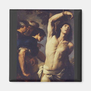 Aimant Andrea Vaccaro : Saint Sébastien Baroque Beaux-Art