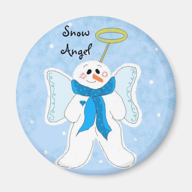 Aimant Ange de neige (Devant)