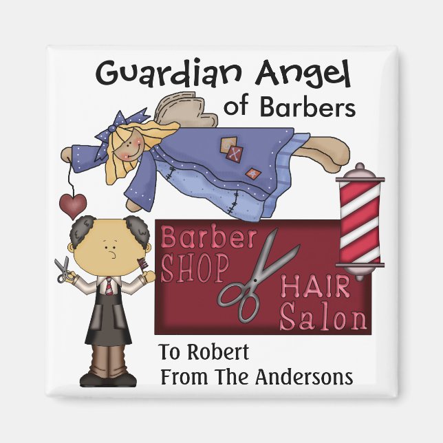 Aimant Angel du gardien des barbiers par SRF (Devant)
