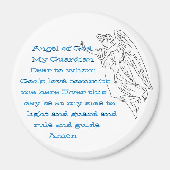 Aimant Angel Gardien (Devant)