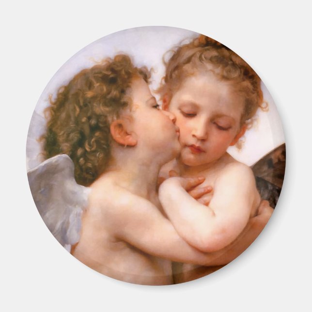 Aimant Angels First Kiss, Bouguereau (Devant)