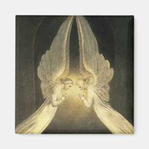 Aimant Angels vintages survolant Jésus-Christ