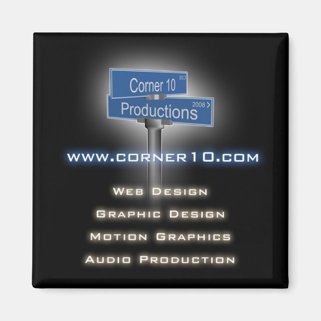 Aimant Angle10 Productions (Devant)