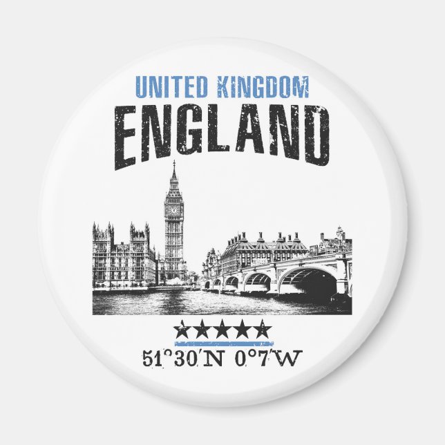 Aimant Angleterre (Devant)