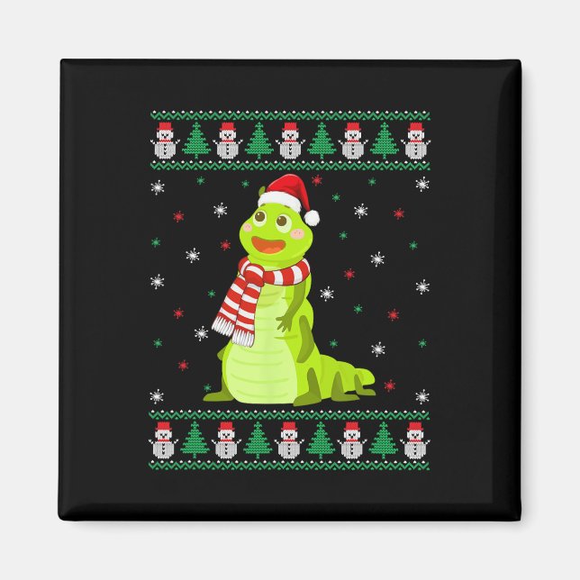 Aimant Animal Matching Famille Vilain Sweat de Noël (Devant)