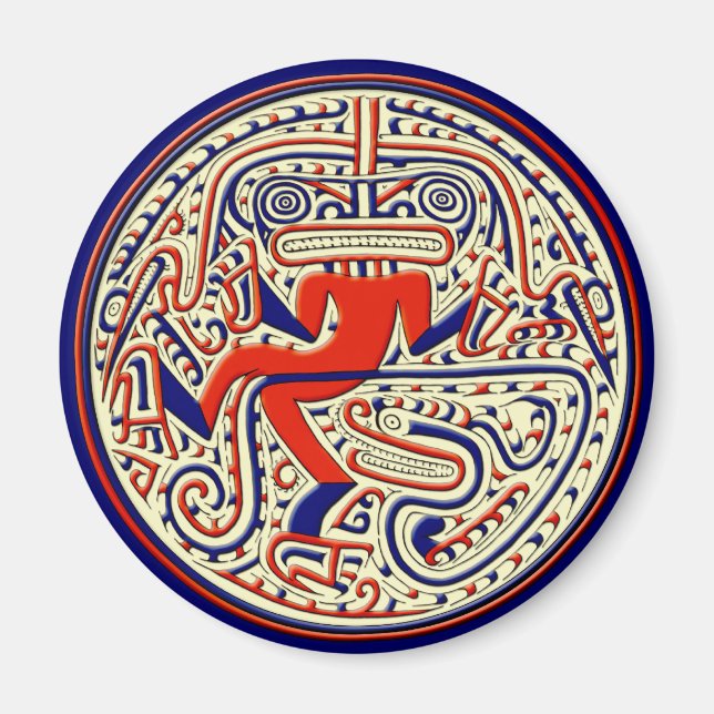 Aimant animal mythologique précolombien (Devant)