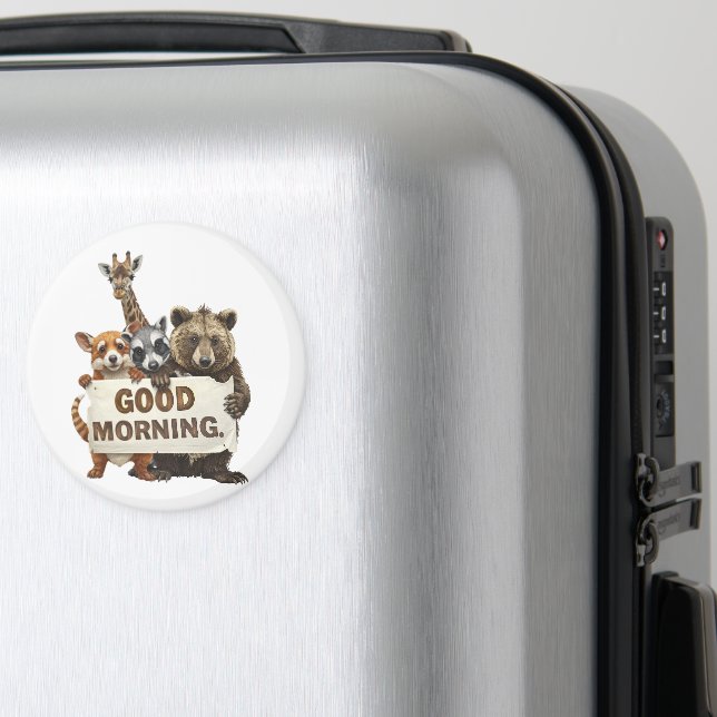 Aimant Animals, Good Morning, (In Situ (Bagages))