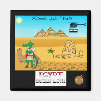 Aimant Animals of the World, Egypt: Crocodile & Camel
