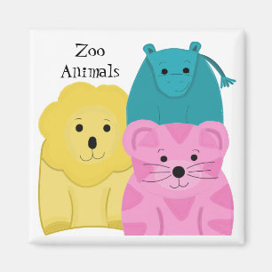 Aimant Animaux de zoo bébé
