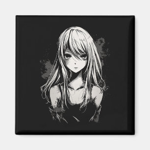 Aimant Anime Manga Motif Pixel Art Anime