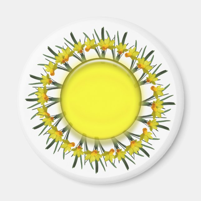 Aimant - Anneau de jonquille (Devant)