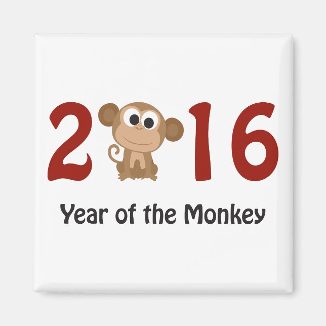 Aimant Année du singe 2016 (Devant)