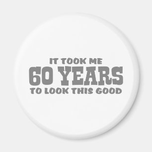 Aimant Anniversaire 60 ans