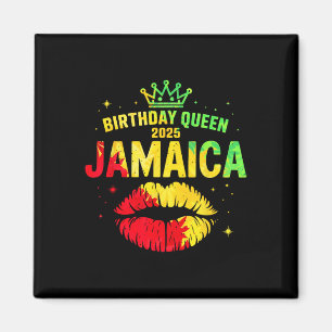 Aimant Anniversaire de l'équipage Jamaïque Voyage 2025 An