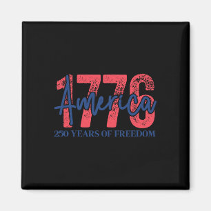 Aimant Anniversaire des 250 ans de l'Amérique 1776–2026 É