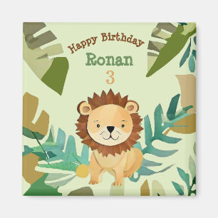 Aimant Anniversaire du Prince de la Petite Jungle