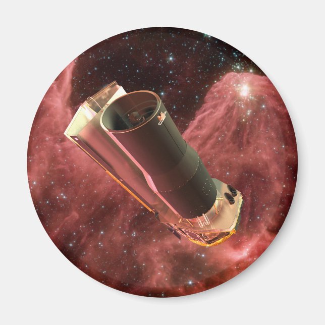 Aimant Anniversaire du télescope Spitzer (Devant)