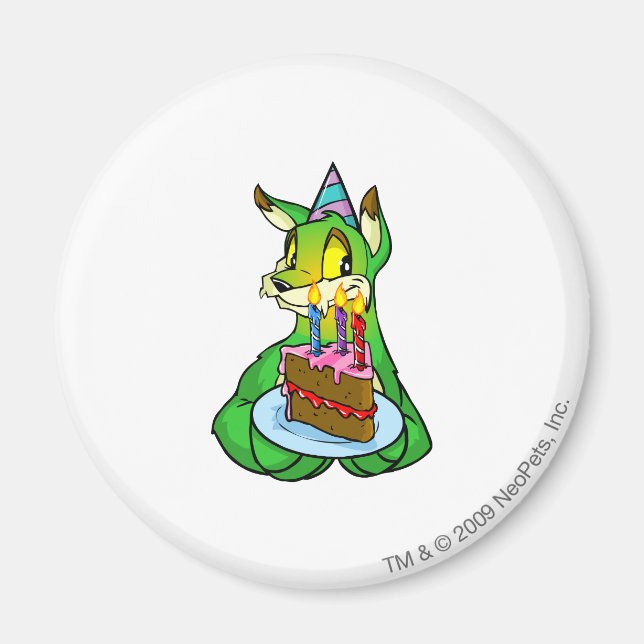 Aimant Anniversaire Lupe (Devant)