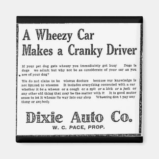 Aimant Annonce automobile vintage Dixie 1923 Roue