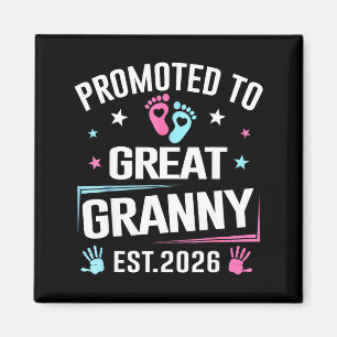 Aimant Annonce de grossesse de Grande Mamie 2026