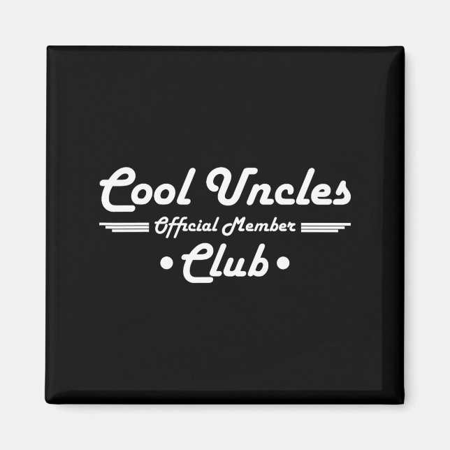 Aimant Annonce de grossesse de nouveau tonton drôle Cool  (Devant)
