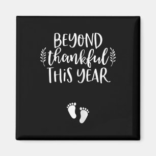 Aimant Annonce de grossesse de Thanksgiving  Bébé d'autom