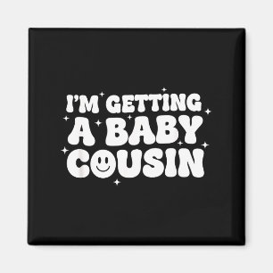 Aimant Annonce de grossesse pour bébé cousin enfants