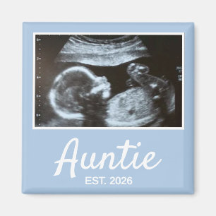 Aimant Annonce de Grossesse Tante Établi Script
