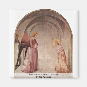 Aimant Annonciation Avec Saint-Dominique Par Fra Angelico