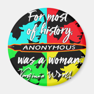 Aimant Anonymous Était une femme ~ Virginia Woolf citati
