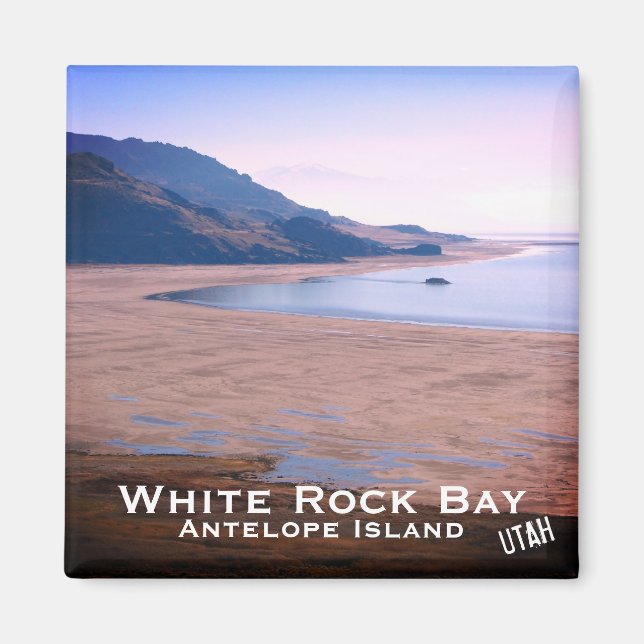 Aimant Antelope Island, White Rock Bay, Utah Landcape (Devant)