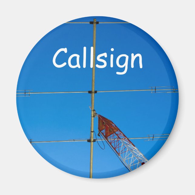 Aimant Antenne de faisceau et Callsign (Devant)