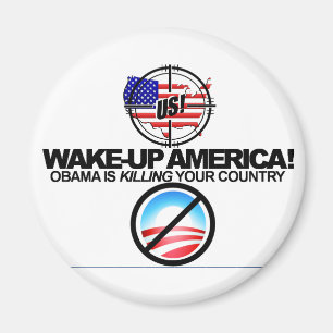 Aimant Anti Obama extrême plaisante l'aimant 01