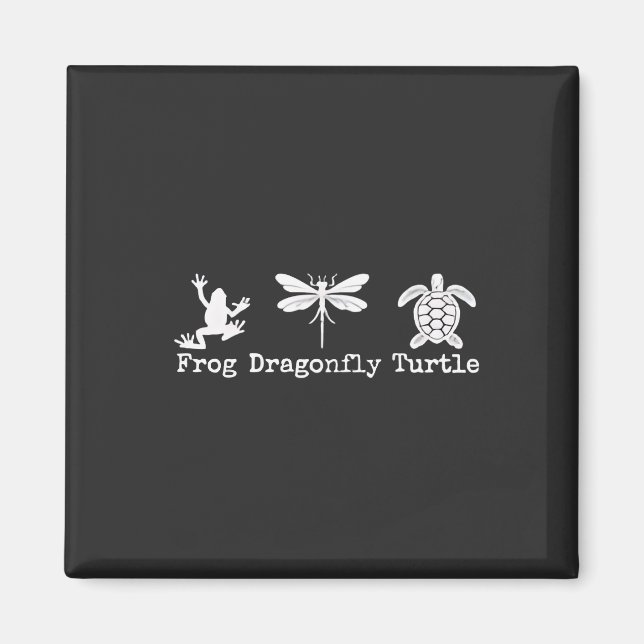Aimant Anti-Trump FDT Anti-Maga Frog Turtle (Devant)