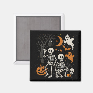 Aimant Anti Trump Halloween Skeleton