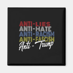 Aimant Anti Trump Hate Mies Et Fascisme Résistent Au Vote