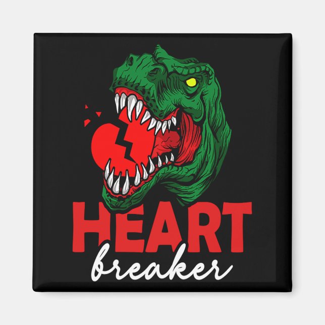 Aimant Anti Valentines Day Single Heart Breaker T Rex Di  (Devant)