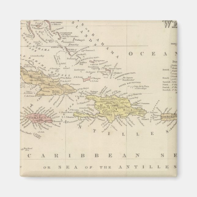 Aimant Antilles 4 (Devant)