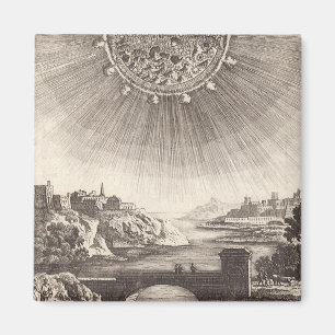 Aimant Antique Astronomy Sky avec Soleil par Allain Malle