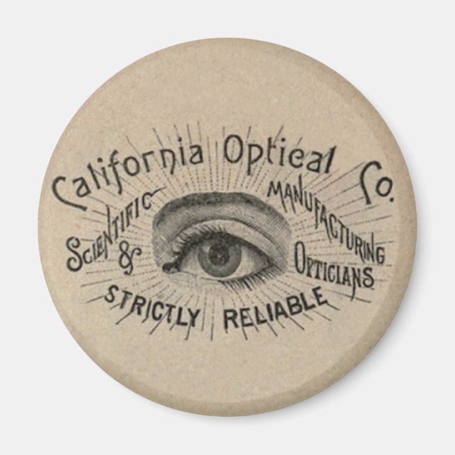 Aimant Antiquité des yeux Publicité optique (Devant)