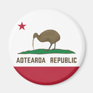 Aimant Aotearoa République Kiwi Drapeau Nouvelle-Zélande