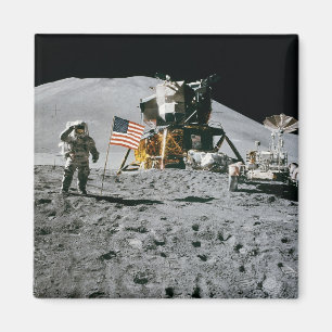 Aimant Apollo 15 Lunar Module Lune Landing Nasa 1971