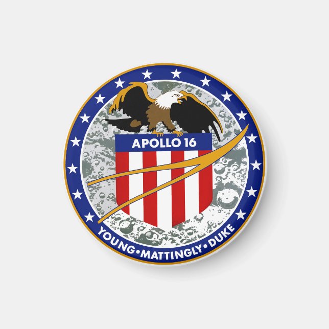 Aimant Apollo 16 : L'avant-dernier vol (Devant)