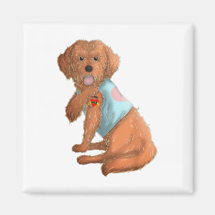 Aimant Apoo I Loo Maman Tattoo Chien Chemise Fantastique 