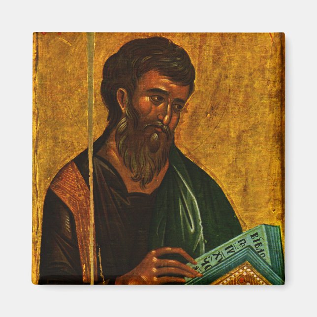 Aimant Apôtre Matthieu orthodoxe chrétienne icône byzanti (Devant)