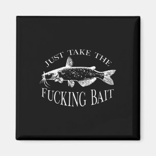 Aimant Appâtez tout simplement, espèce d'idiot, Poisson-c